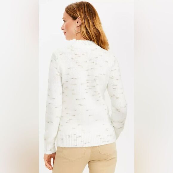 LOFT Petite Spacedye Turtleneck Sweater Size XL NWT - Picture 12 of 12